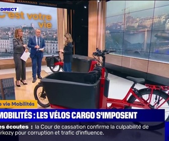 Replay C'est votre vie - Mobilités: les vélos cargo de plus en plus nombreux