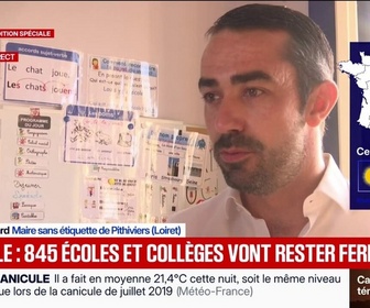 Replay BFM Première - Canicule: au moins 845 écoles et collèges fermés ce lundi