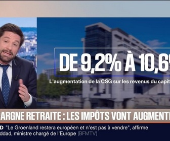 Replay BFM Première - BFM Conso : Plan épargne retraite, les impôts vont augmenter... - 19/01