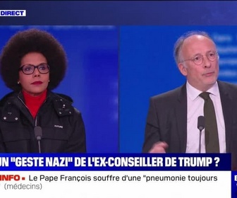 Replay BFM Story - Face à Thréard : Audrey Pulvar - Un geste nazi de l'ex-conseiller de Trump ? - 21/02