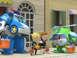Replay Robocar Poli - Sécurité incendie avec Roy - On s'arrête on s'allonge et on roule