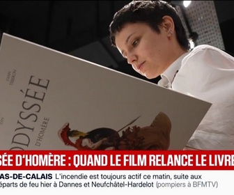 Replay BFM Première - En fin de séance, les gens viennent acheter le livre: quand L'Odyssée de Christopher Nolan relance la vente de livres sur l'épopée d'Ulysse