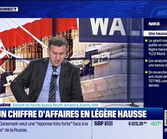 Replay BFM Bourse - USA Today : Nike progresse après sa publication, Just did it ?, par Eric Lafrenière - 01/10