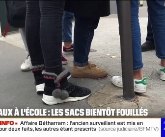 Replay 20H BFM - Collèges et lycées: les sacs des élèves bientôt fouillés