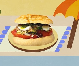Replay À vos marmites ! - La recette - Nice : le pan bagnat