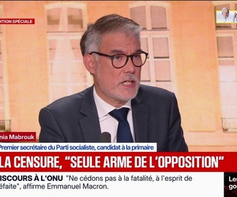 Replay 100% Mabrouk - Menace russe: Il faut beaucoup de sang-froid, il faut éviter de chercher à gouverner par la peur, juge Olivier Faure, candidat à la primaire socialiste