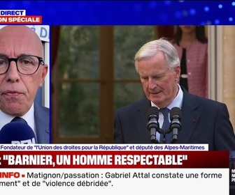 Replay Tout le monde veut savoir - Ciotti : Barnier, un homme respectable - 05/09