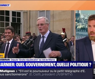 Replay 7 minutes pour comprendre - Barnier : quel gouvervenement, quelle politique ? - 06/09