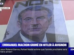 Replay 22h Max - Emmanuel Macron grimé en hitler à Avignon - 18/05