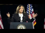 Replay Élection présidentielle américaine : Kamala Harris a prononcé son discours de clôture de camp…