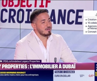 Replay Objectif Croissance - Mehdi Hamri (PDG et fondateur de Legacy Properties) : Legacy Properties, l'immobilier à Dubaï - 18/10
