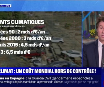 Replay La chronique éco - Climat: le dérèglement climatique coûte de plus en plus cher