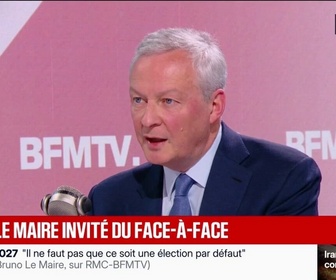 Replay Face à Face - Présidentielle: Bruno Le Maire estime que le RN et LFI sont tous les deux des dangers