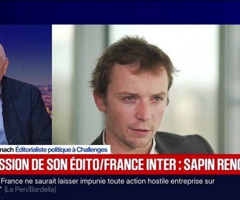 Replay Fauvelle Week-end - Suppression de son édito/France Inter : Sapin renonce - 19/09