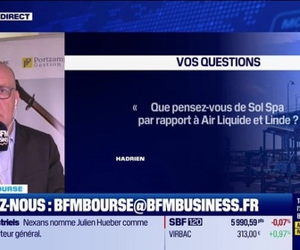 Replay BFM Bourse - Culture Bourse : Que pensez-vous de Sol Spa par rapport à Air Liquide et Linde ? , par Julie Cohen-Heurton - 13/10