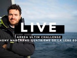 Replay les événements en Bretagne - Arkea Ultim Challenge. L'arrivée d'Anthony Marchand à Brest, quatrième de la course