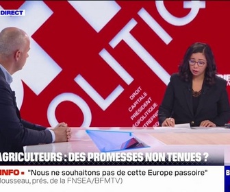 Replay BFM Politique - Plusieurs dizaines de milliers d'exploitations agricoles sont en danger, estime Arnaud Rousseau